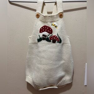 Knit baby romper 68/24M 🍄